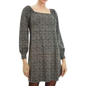 LOFT Cozy Square Neck Shift Dress